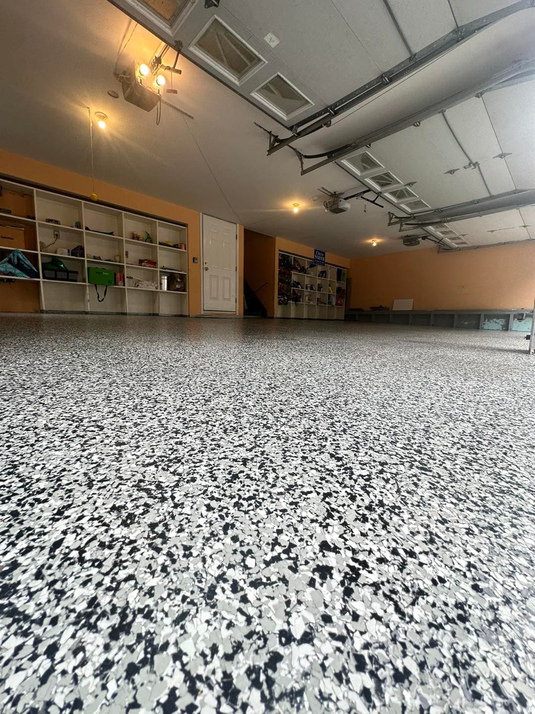 Garage Floor done by MMJ Lawncare